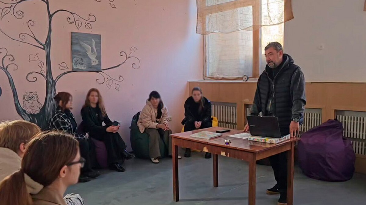 Зустріч Олєга Мастєрскіх з дітьми у Скадовську